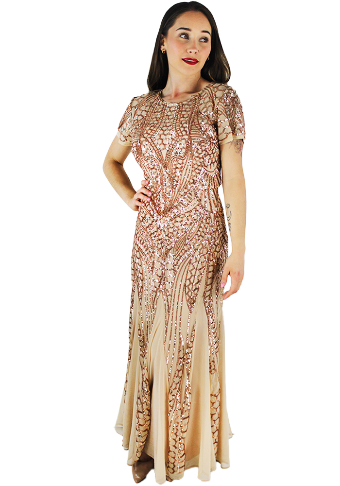 vestido R&M Richards en renta