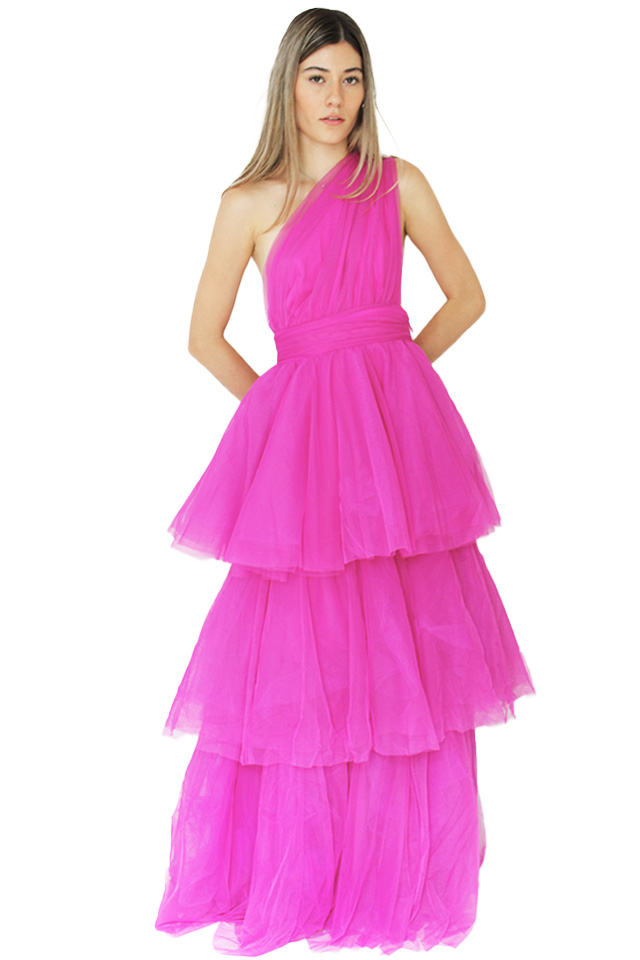 vestido Magenta - Fucsia M en renta