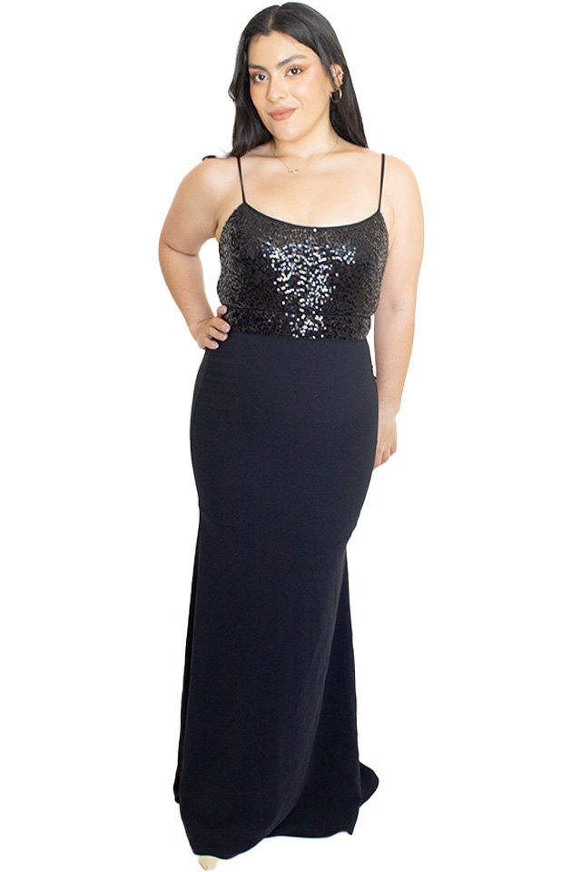vestido Belle Badgley en renta