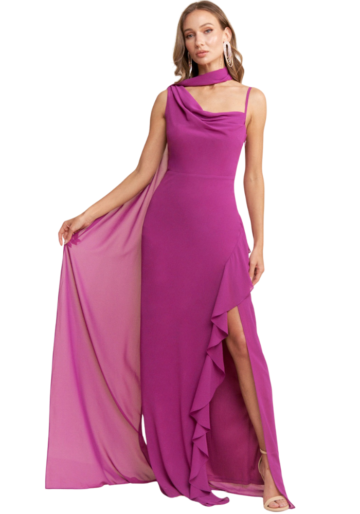 vestido Magenta S en renta