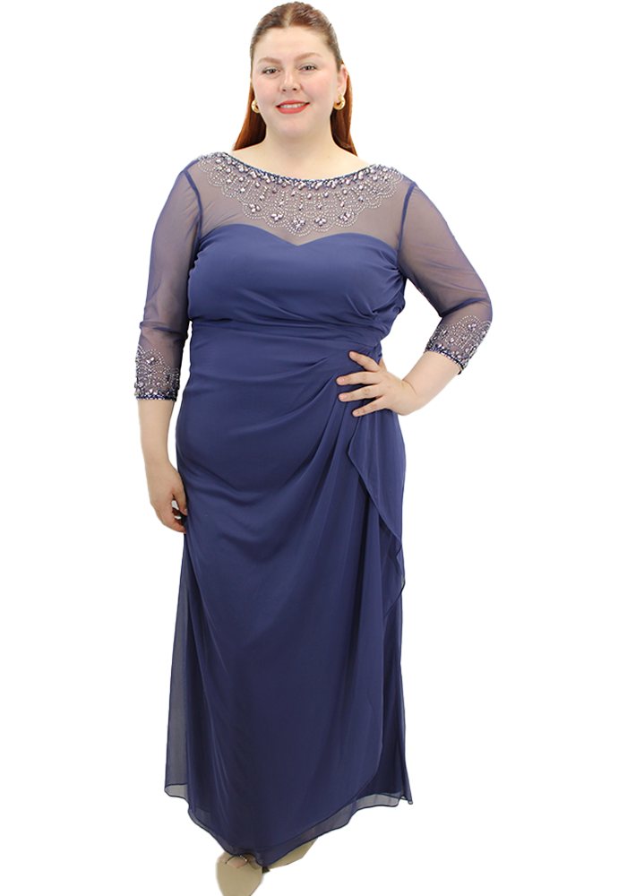 vestido Alex Evenings	 en renta