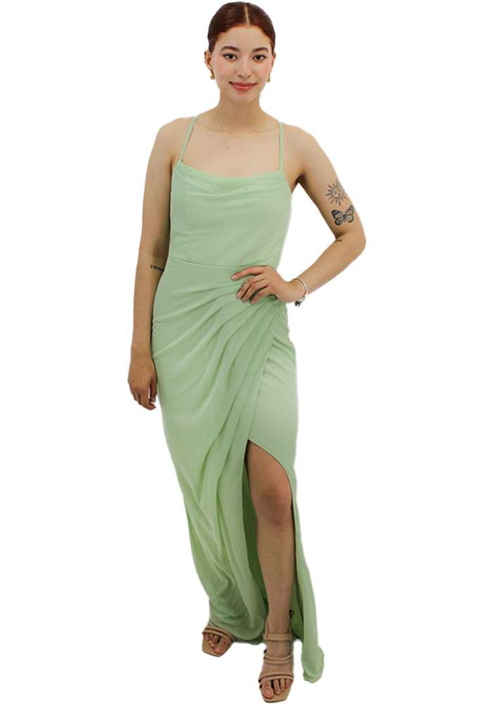 vestido azazie en renta